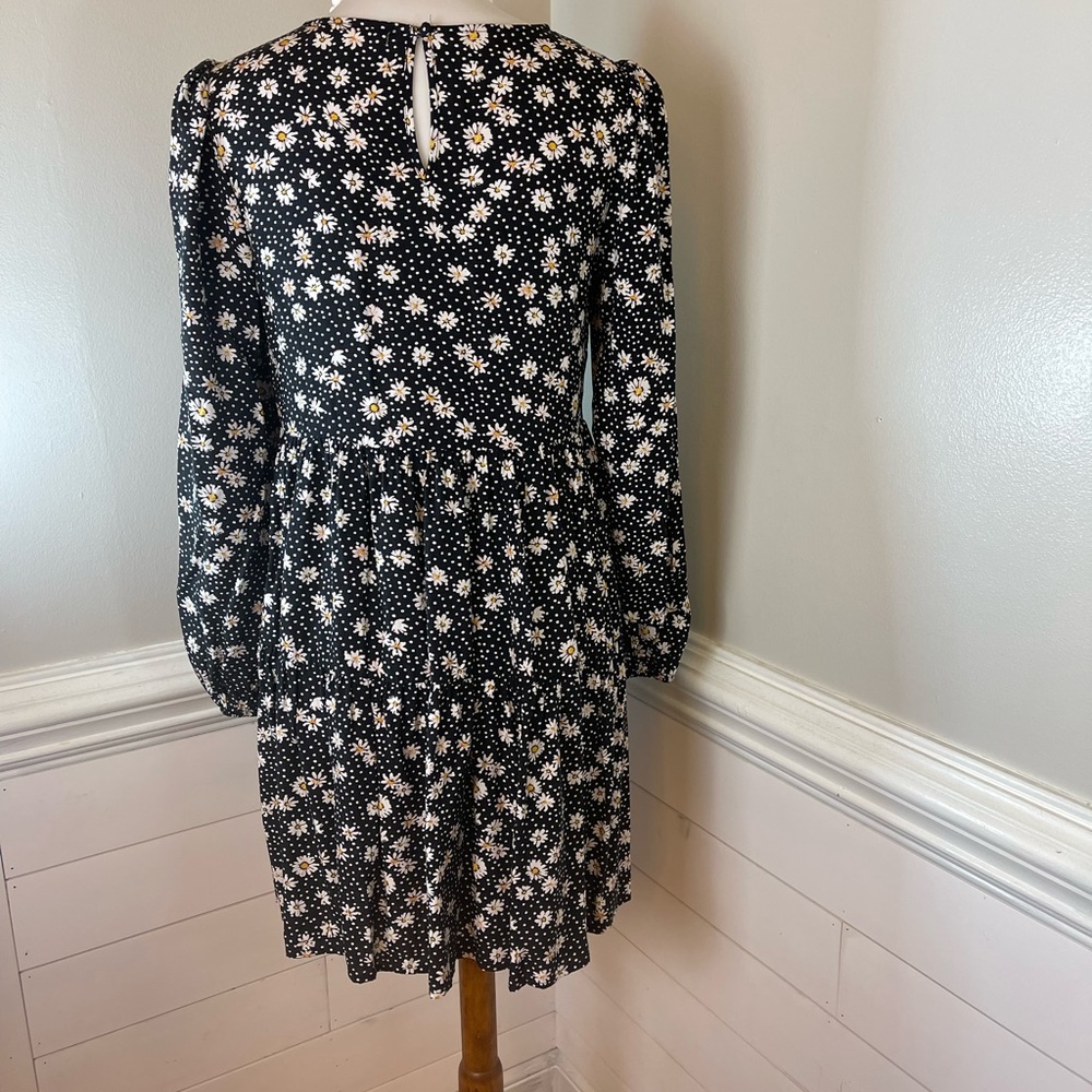 Jolt Daisies and Dots Print Dress S (jrs.) FREE SHIP - Picture 3 of 5